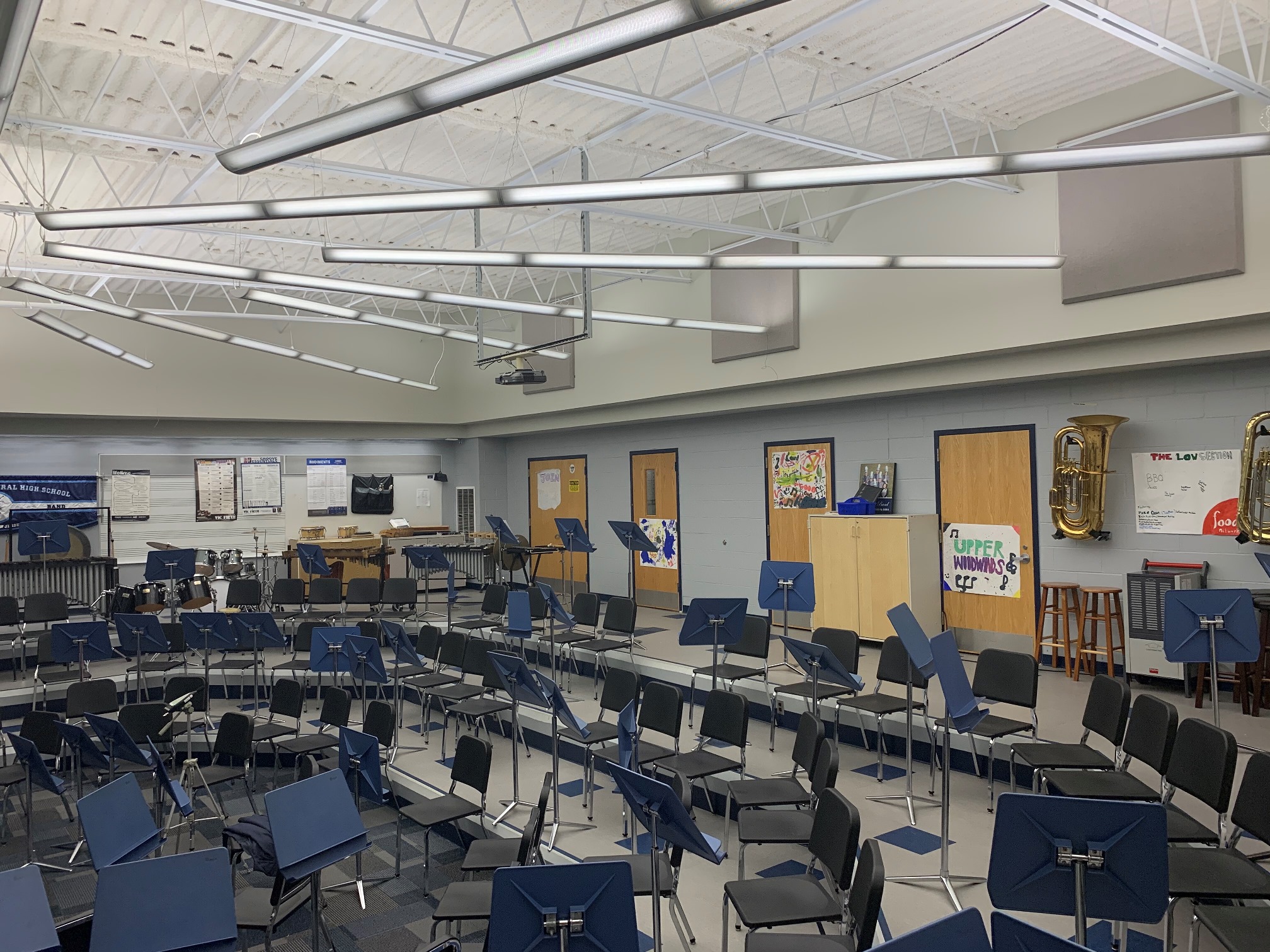 West Morris Central High School Music Room